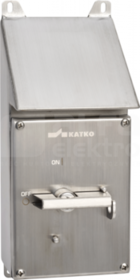 KER 316RS 3-pol.16A IP66 Wyłącznik w obud.INOX z daszkiem