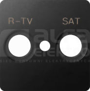 SIMON82 grafit Pokrywa gniazda RTV-SAT