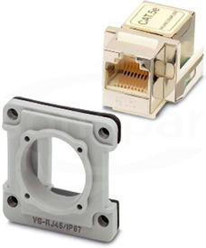VS-08-A-RJ45/MOD-1-IP67-SET-BU Zestaw ram do nabudowania