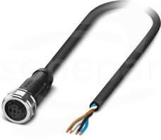 SAC-4P-10,0-PUR/P12FS Kabel czujnika/urządzenia wykonawczego