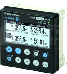 DIRIS DIGIWARE D-70 v2 Wyświetlacz