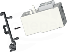 KIT 10 MOUNTING CLIP S-XX Zestaw 10 zacisków mocujących szynę DIN