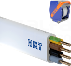 YDYp 4x2,5 żo /750V QADDY (400m) Przewód instalacyjny