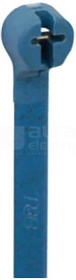 TY524MR-NDT 140x3,6 jasnoniebieski (100szt.) Opaska kablowa z opiłakmi metalu