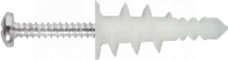 R-S3-DRA01/12 (12szt) Kołek do gips-karton (ślimak) z wkrętem