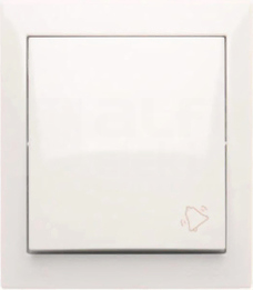 AQUACLICK 10AX 250V IP44 biały Przycisk dzwonek bryzgoszczelny