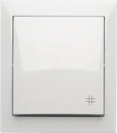 AQUACLICK 10AX 250V IP44 biały Łącznik krzyżowy bryzgoszczelny