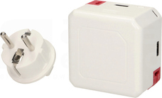 9402/EUBANK 4xUSB Rozgałęźnik POWERUSB PORTABLE+POWERBANK