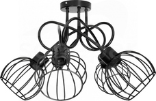 MARBELLA max. 5x60W E27 czarny Lampa wisząca