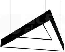 TRIANGLE 650 41W/840 3500lm OPAL RAL9005 DRV Oprawa LED