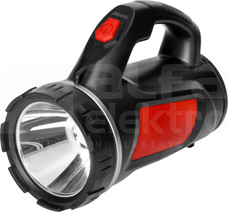 CREE 1W+COB 3W z aku. 1200mAh Latarka LED