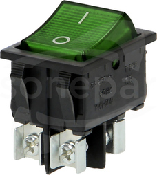 OR-AE-13179/G/B  zielony Łącznik kołyskowy podświetlany