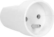 OR-AE-13183 IP44 16A 250V białe Gniazdo przenośne pojedyncze rozbieralne