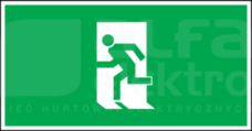 PIKTOGRAM 150x300 Piktogram drzwi ewakuacyjne lewo
