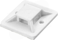 30x30mm biały (50szt) Uchwyt mocujący samoprzylepny