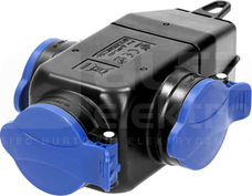 OR-AE-1346 3x2P+Z 250V 16A IP44 Rozgałęźnik trójgniazdkowy