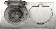 OR-AE-1398 IP55 stal nierdzewna Gniazdo podwójne