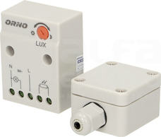 OR-CR-232 IP65 2300W Czujnik zmierzchowy z zew.sondą w puszce