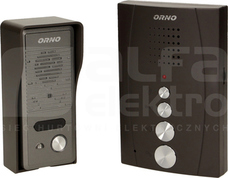 OR-DOM-RE-914/B 1-rodz.czarny Zestaw domofon.bezsłuch.ELUVIO