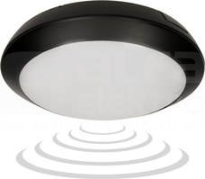 OR-PL-6046BLPMM4 25W IP66 czarny Plafon ZEFIR LED z czuj.
