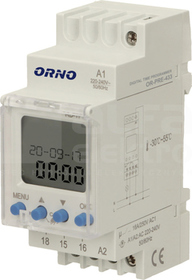 OR-PRE-433 Programator czasowy elektr.na szynę DIN