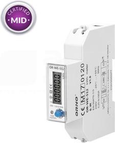 OR-WE-512 100A MID Licznik energii elektr.1-faz.