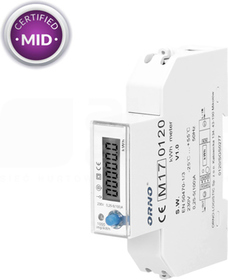 OR-WE-525 100A RS485 MID Licznik energii elektr.1-faz.