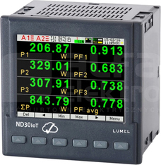 ND30 3x57,7/100V 3x230/400V Ethernet Analizator parametrów sieci