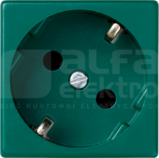CONNECT SCHUKO zielony Gniazdo K45