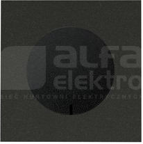 SIMON100 IP44 czarny mat Panel 1-krotny