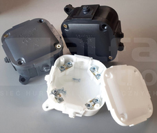 PUSZKA 4x2,5mm2 IP44 Puszka natynkowa odgałęźna z zacisk.