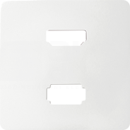 SIMON82 USB+HDMI biały Pokrywa gniazda