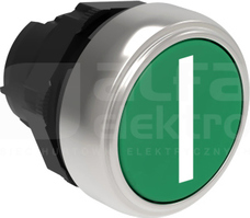 LPCB1113 I zielony Przycisk ster.kryty z samopowrotem