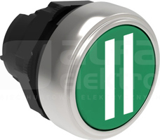 LPCB1123 II zielony Przycisk ster.kryty z samopowrotem