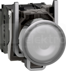 XB4BW31B5 KRYTY GUZIK N/O+N/ BIAŁY PRZYC.PODSW.Z SAMO.POWR.LED