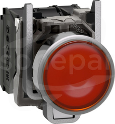 XB4BW35G5 KRYTY GUZIK N/O+N/ ŻÓŁTY Przyc.podśw.z samo.powr.LED