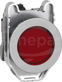 XB4FVM4 czerwony FI30 gładka soczewka 230-240 V AC Lampka