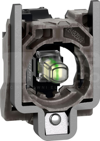 ZB4BVB1 BIALA 24VDC ZACISKI KORPUS WSKAZN.SW.Z WBUD.LED
