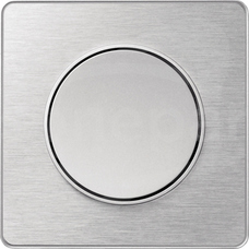 Odace S53P802J Podstawa aluminium inox Ramka 1-krotna