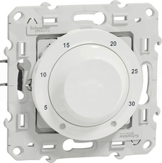 ODACE biały Termostat elektroniczny obrotowy