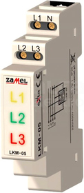 LKM-05-40 230V/400V LED żół./ziel./czer. Wskaźnik zasilania