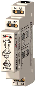 PBM-04/U 12-230VAC/DC Przekaźnik bistabilny beznapięciowy