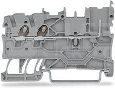 2020-1301 szary Złączka bazowa X-COMS 2-prz./1-pin