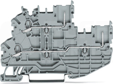 2020-2201 szary Złączka bazowa X-COMS dwup.1-prz/1-pin