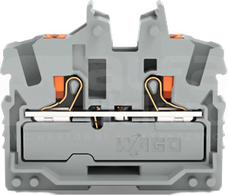 2252-301 szara 2,5mm2 Złączka przelotowa