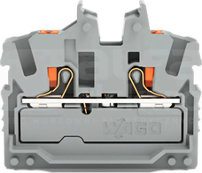 2252-321 szara 2,5mm2 Złączka przelotowa