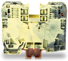 285-131 ciemnoszary-żółty 35mm2 ZŁĄCZKA PRZELOTOWA