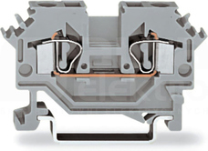 281-601 szara 4mm2 Złączka przelot.2-przewodowa