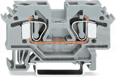 282-601 szara 6mm2 Złączka przelotowa