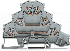 281-532 szara 4mm2 Złączka